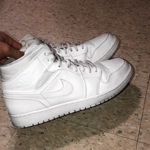 Air Jordan's All White